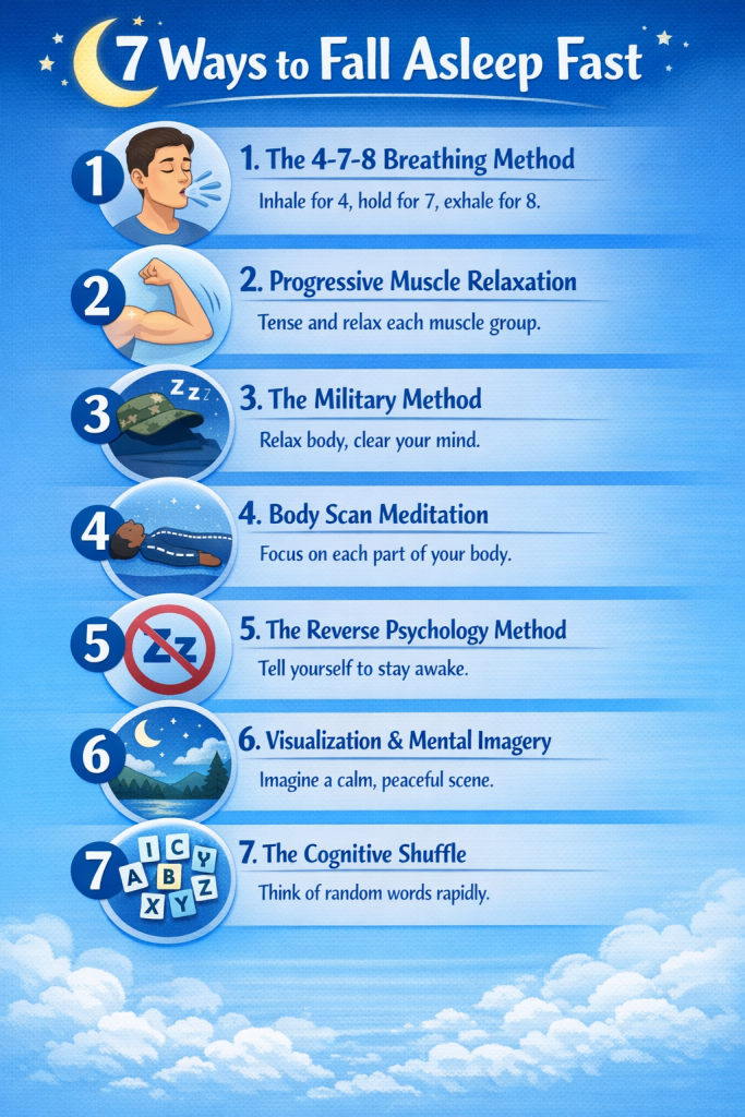 how to fall asleep fast
