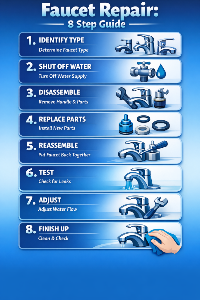 how to fix a leaky faucet